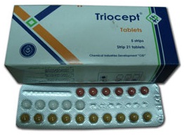 ترايوسيبت اقراص حبوب منع الحمل Triocept Tablets