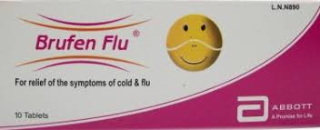 بروفين فلو أقراص لعلاج نزلات البرد Brufen Flu Tablets
