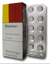 بيسلفون اقراص – مذيب البلغم الشعبي Bisolvon Tablets