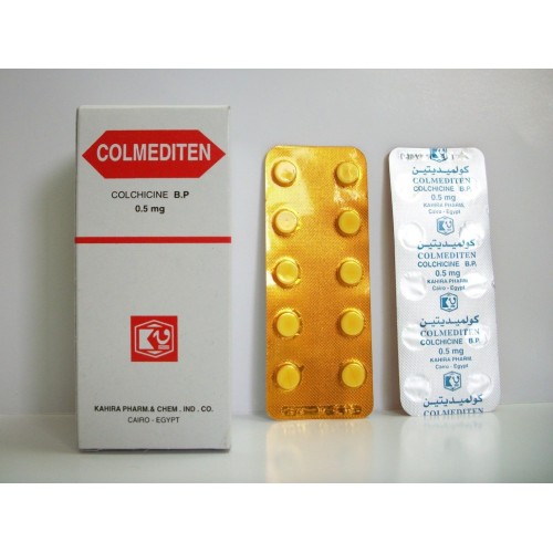 كولميديتين لعلاج نوبات النقرس Colmediten Tablets