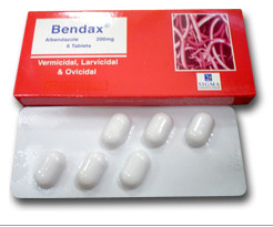 بنداكس اقراص لعلاج الاصابات الطفيلية Bendax Tablets