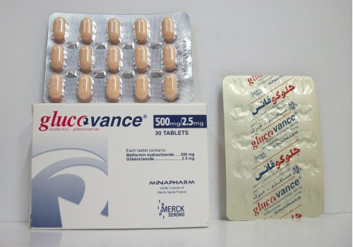 جلوكوفانس أقراص لعلاج مرض السكر Glucovance Tablets