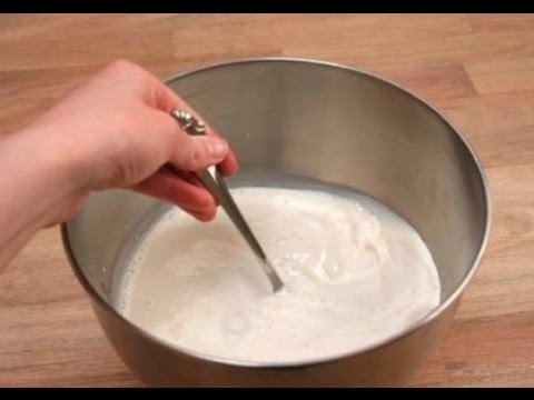 طريقة عمل الكريمة البيضاء