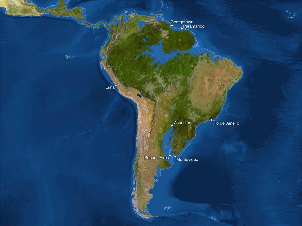 أكبر بحيرة في أمريكا الجنوبية