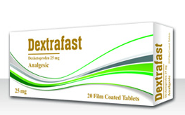 دكسترافاست اقراص مسكن للألم Dextrafast Tablets