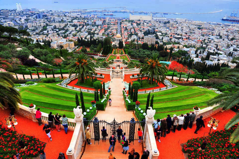 حدائق البهائيه في مدينه حيفا