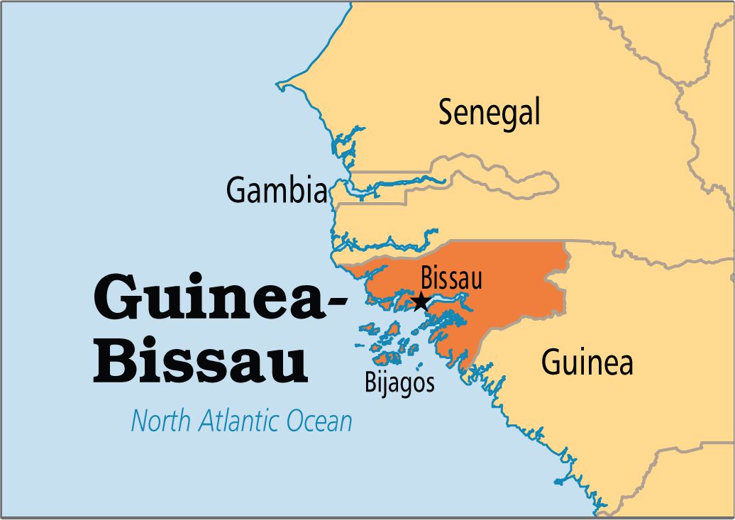 ما هي حدود دولة غينيا بيساو
