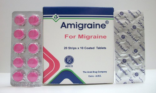 دواء أميجران أقراص لعلاج الصداع النصفي Amigraine Tablets