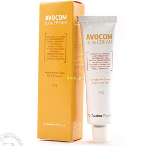 كريم أفوكوم اعلاج الالتهابات الجلدية والحكة Avocom Cream