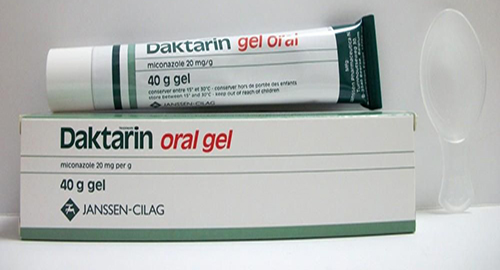 جل دكتارين – مضاد حيوى لعلاج فطريات الفم واللسان Daktarin Oral Gel