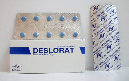 دواء ديسلورات أقراص لعلاج الحساسية والحكة الجلدية Deslorat Tablets