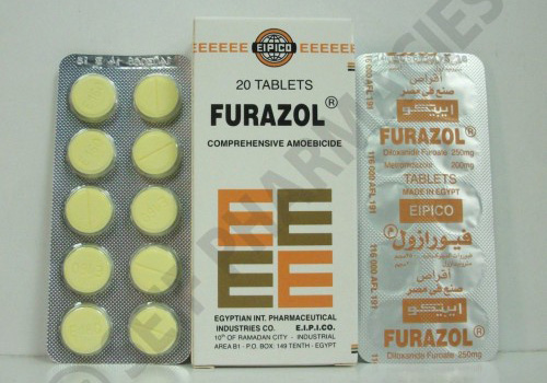 اقراص فيورازول لعلاج عدوي الامعاء و الانسجة Furazol Tablets
