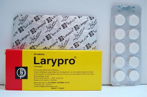 دواء لاري برو أقراص لعلاج إلتهابات الفم والحلق Larypro Tablets