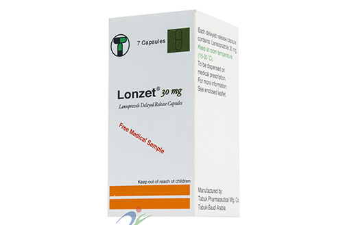كبسولات لونزت لعلاج قرحة المعدة والاثنى عشر Lonzet Capsules