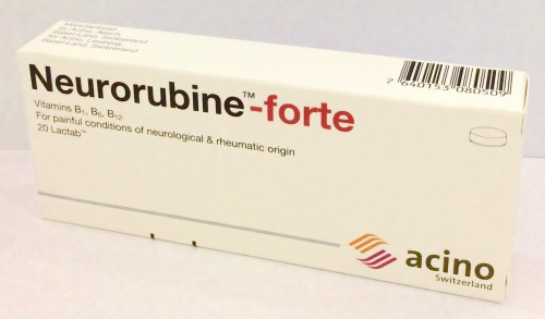 اقراص نيوروروبين فورت لعلاج التهاب الاعصاب Neurorubine Tablets