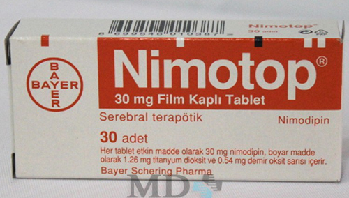 اقراص نيموتوب لعلاج تلف خلايا المخ Nimotop Tablets