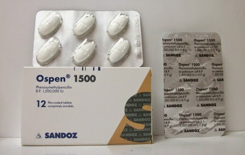 اقراص أوسبين  مضاد للبكتيريا Ospen Tablets