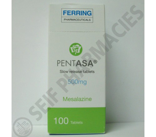 اقراص بنتازا تحاميل لعلاج التهاب القولون التقرحى Pentasa Tablets