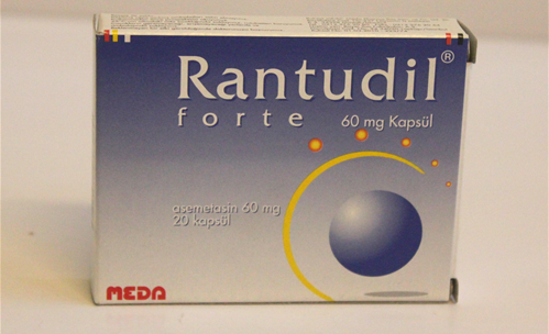 كبسولات رانتوديل فورت مسكن ومضادات للالتهاب Rantudil Forte Capsules