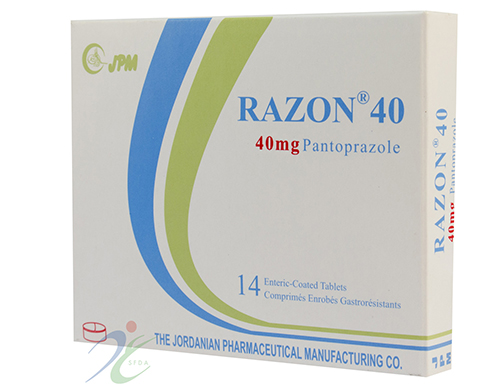 اقراص رازون لعلاج قرحة المعدة وارتجاع المرئ Razon Tablets