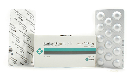 اقراص رينيتك لعلاج إرتفاع ضغط الدم Renitec Tablets