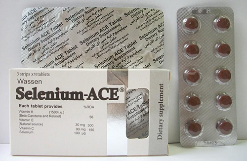 اقراص سيلينيوم إيه سي إي مضاد للاكسدة Selenium ACE Tablets