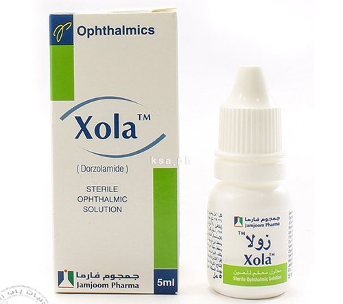 قطرة زولا لعلاج زيادة ارتفاع ضغط العين Xola Eye Drops