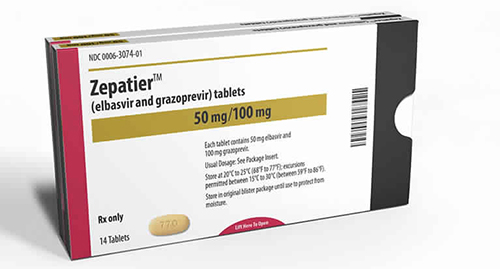 دواء زيباتير  لعلاج فيروس سي Zepatier Tablets
