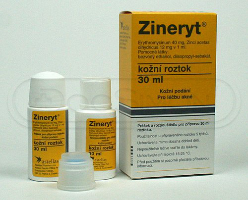 علاج زينيريت محلول لحالات حب الشباب Zineryt Lotion