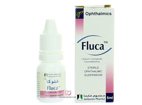 قطرة فلوكا لعلاج إلتهابات القرنية والجفن Fluca Eye Drops