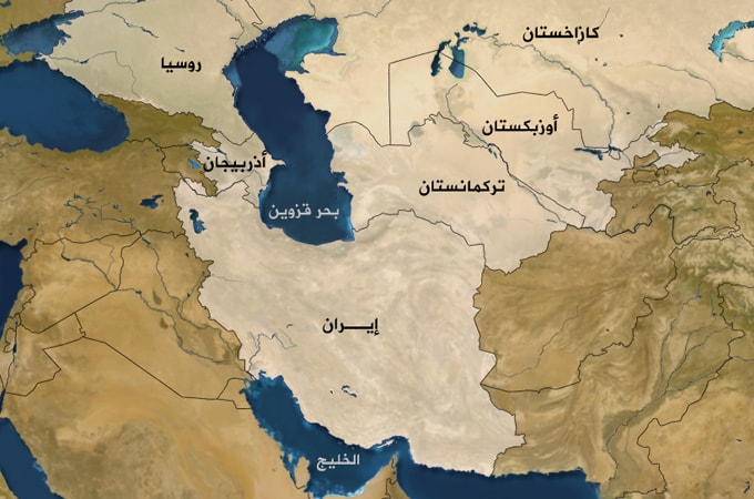 ما هي حدود دولة تركمانستان؟