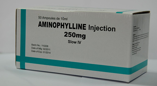 حقن أمينوفيلين لعلاج الربو وموسع للشعب الهوائية Aminophylline Injection
