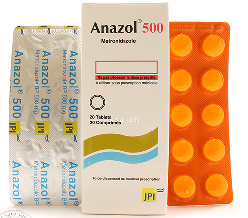 اقراص أنازول مضاد حيوى واسع المجال Anazol Tablets
