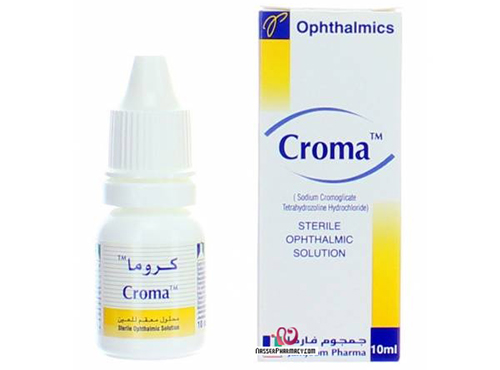 قطرة كروما للعين لعلاج الحساسية والتهاب الملتحمة Croma Eye Drops