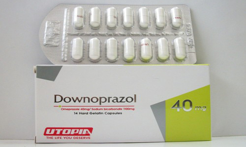 كبسولات داونوبرازول لعلاج الحموضة وقرحة المعدة Downoprazol Capsules