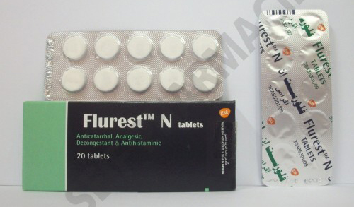اقراص فلورست إن لعلاج البرد الأنفلونزا Flurest N Tablets