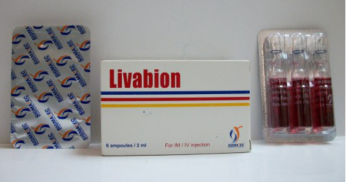 امبولات ليفابيون فيتامين لعلاج التهاب الاعصاب Livabion Ampoules