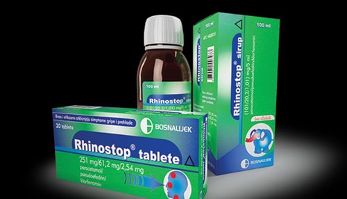 دواء رينوستوب شراب لعلاج نزلات البرد والانفلونزا Rhinostop Tablets