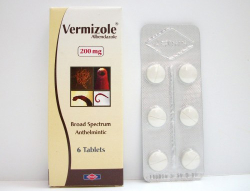 دواء فيرميزول أقراص شراب قاتل للديدان واسع المجال Vermizole Tablets